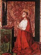 MASTER of the Avignon School Vision of Peter of Luxembourg painting